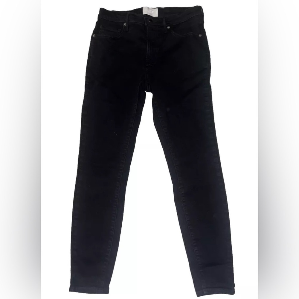 Everlane The Mid Rise Skinny Stretch Jeans Womens Size 29 Black